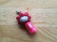 Hello Kitty flashlight/keyholder from Miyajima, Japan. No longer holds keys, no longer lights up. 7 years